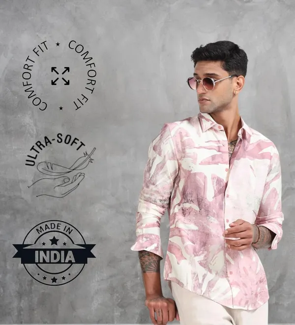 Multicolor_Nylon_Full_Sleeve_Designer_Regular_Fit_Printed_Shirt_For_Men