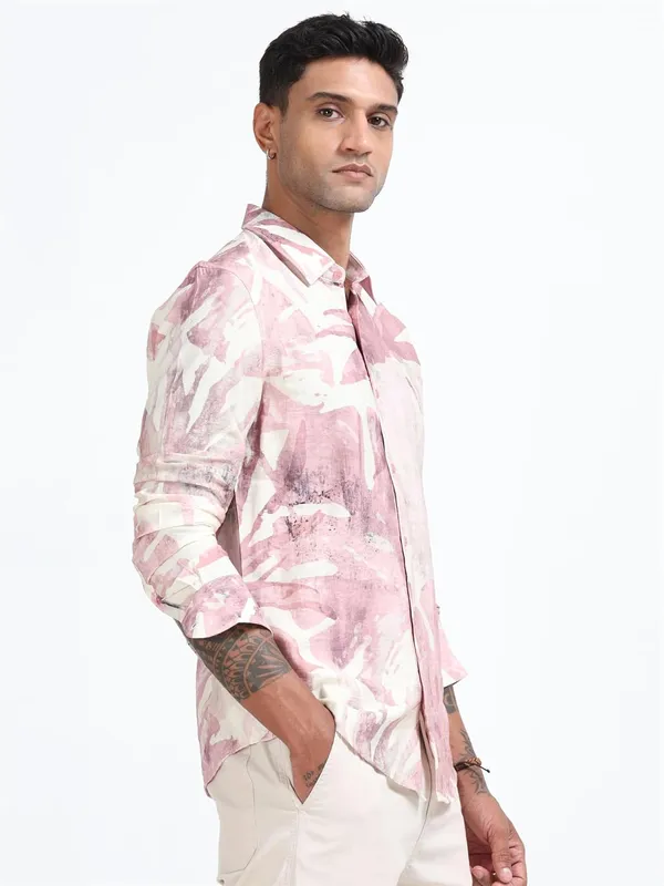 Multicolor_Nylon_Full_Sleeve_Designer_Regular_Fit_Printed_Shirt_For_Men