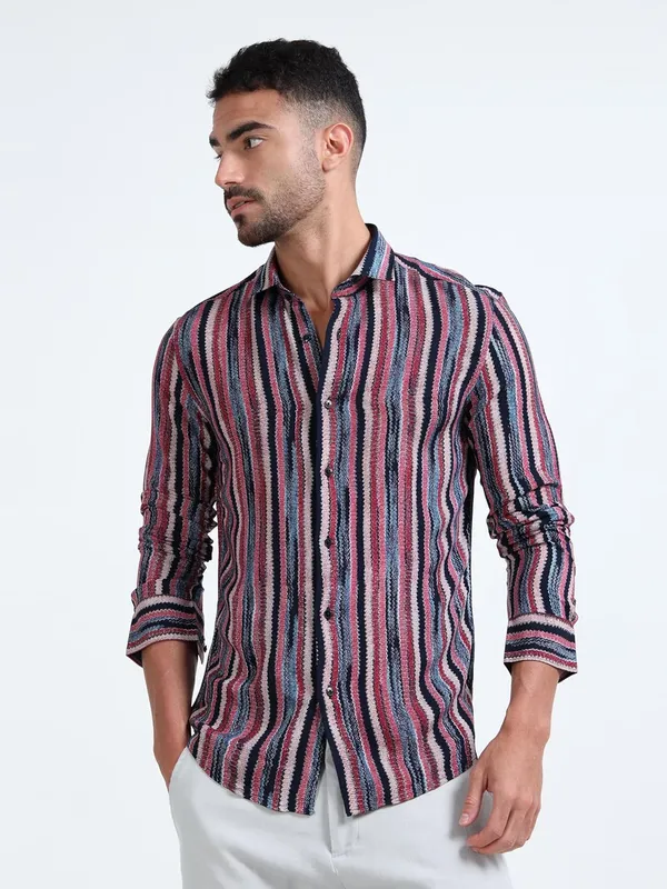 Multicolor_Rayon_Full_Sleeve_Designer_Regular_Fit_Shirt_For_Men