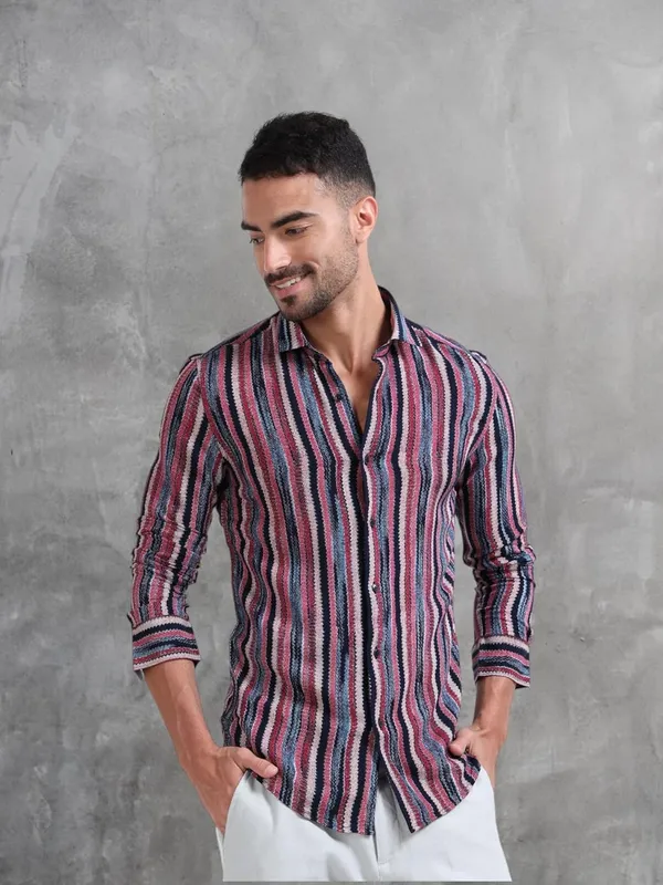 Multicolor_Rayon_Full_Sleeve_Designer_Regular_Fit_Shirt_For_Men