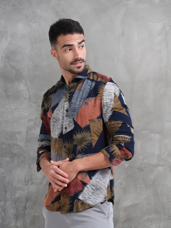 Multicolor_Rayon_Full_Sleeve_Designer_Regular_Fit_Shirt_For_Men