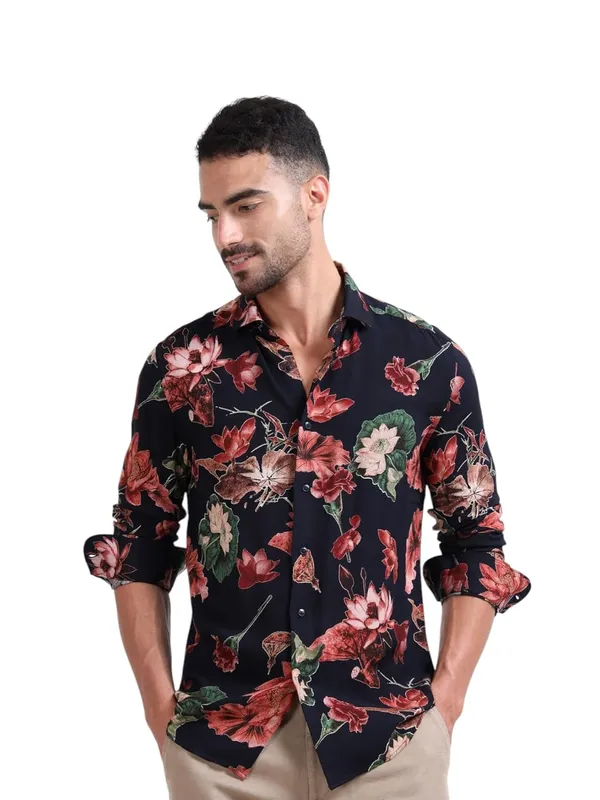 Multicolor_Rayon_Full_Sleeve_Designer_Regular_Fit_Shirt_For_Men