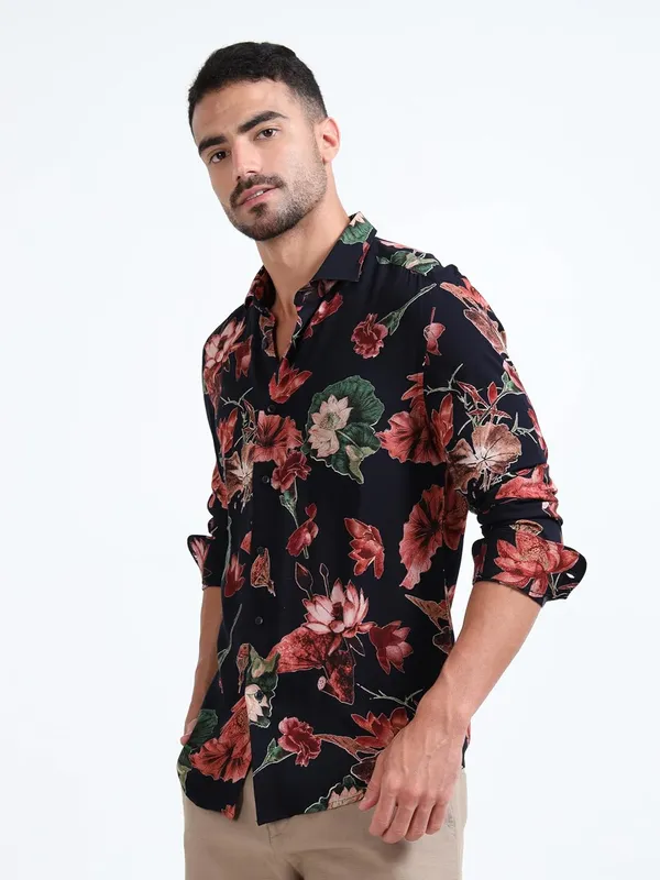 Multicolor_Rayon_Full_Sleeve_Designer_Regular_Fit_Shirt_For_Men