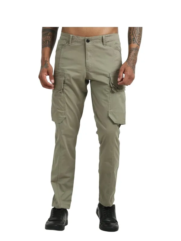 Beige_Cotton_Waist_With_Side_Pockets_Cargo_Casual_Cargo_For_Men
