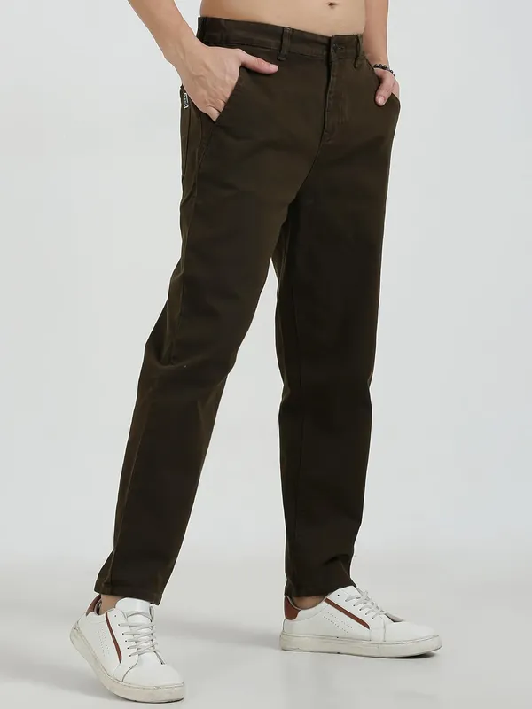 Black_Denim_Full_Length_Casual_Trouser_For_Men