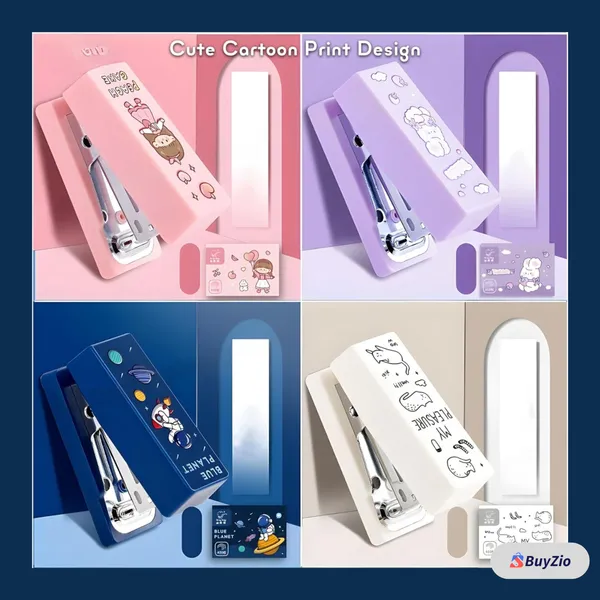 Cute_Cartoon_Mini_Stapler_Set_|_Portable_Desk_Accessory_With_400_Staples_For_Office,_School,_And_Crafts