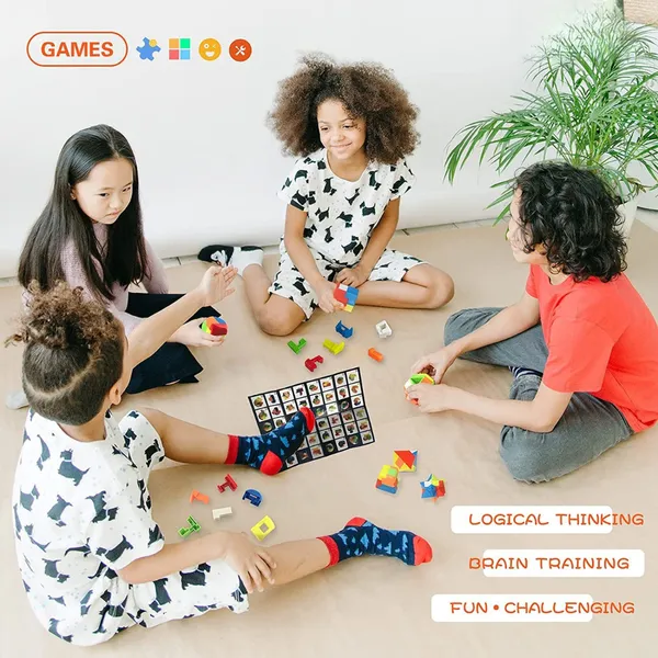 12_Pack_3D_Puzzle_Keychain_Set_–_Mini_Brain_Teaser_IQ_Toys_for_Kids_and_Adults,_Colorful_Interlocking_Logic_Games_with_Lanyards