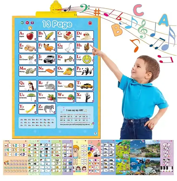 13_in_1_E-Book_Interactive_Alphabet_Wall_Chart,_Talking_Music_Educational_Toy