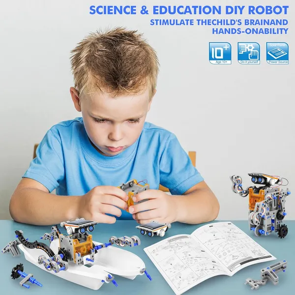 13-in-1_Solar_Power_Robots_Creation_Toy,_Educational_Experiment_DIY_Robotics_Kit,_Science_Toy_Solar_Powered_Building_Robotic_Set_Age_8-12_for_Boys_Girls_Kids_Teens_to_Build