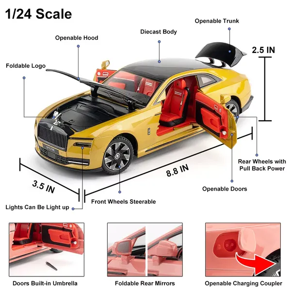 1:24_Rolls_Royce_Spectre_Scale|_Model_Diecast_Metalcar|_gift_car_Multicolor_(_As_per_availability_)