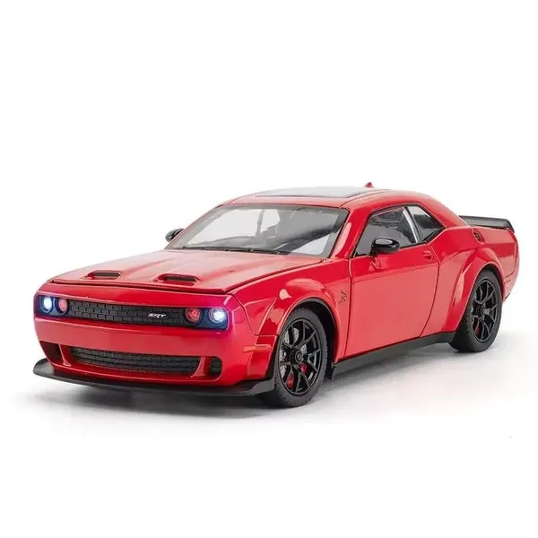 1:24_Dodge_Challenger_Srt_Hellcat_Scale_Model_Diecast_Metal_Car_Multicolour_(_As_per_availability_)