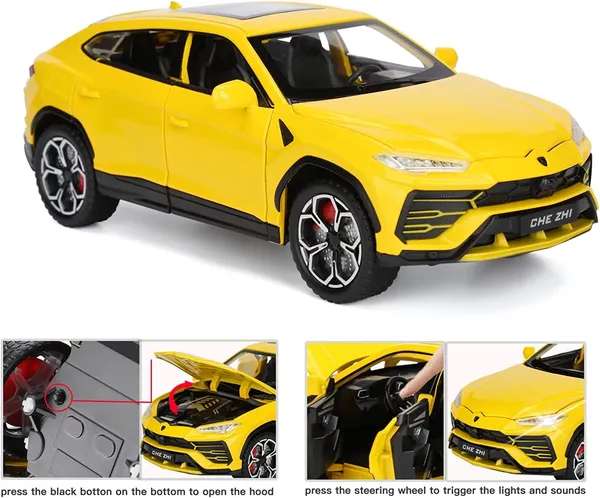 1:24_Lamborghini_URUS_YELLOW_Bison_SUV_Alloy_Car_Model_with_Sound_&_Light_Collection_Kids_Multicolor_(As_per_availability)