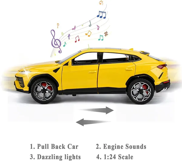 1:24_Lamborghini_URUS_YELLOW_Bison_SUV_Alloy_Car_Model_with_Sound_&_Light_Collection_Kids_Multicolor_(As_per_availability)