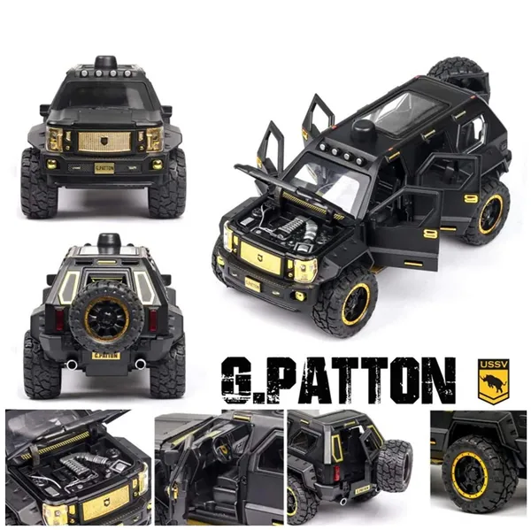 1:24_Scale_Big_Diecast_1/24_G-Patton_Alloy_Metal_Pull_Back_Die-Cast_Car_Scale_Model_Pullback_with_Sound_Light_Mini_Auto_Toy_car_for_Kids_Best_Gifts_Toys_for_Kids_Boys__Multicolor[As_Per_As_Stock]