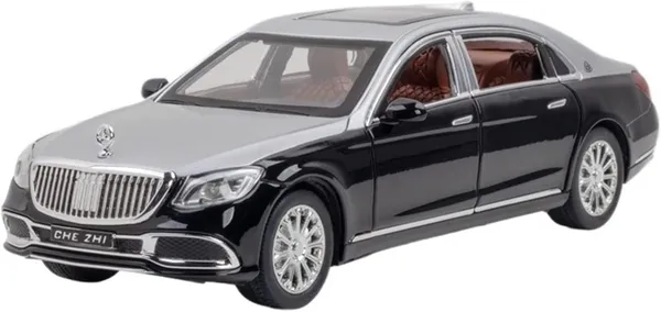 1:24_Scale_Mercdes_MayBach_S600_Alloy_Car_Model_Diecast_Toy_Vehicles_For_Kids_With_Lights_And_Music,Gifts_For_Boys_And_Girls__Multicolor_(As_per_availability)