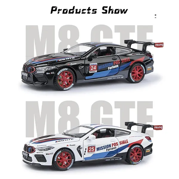 1:32_BMW_M8_GTE_Die_Cast_Metal_car_Multicolour_(_As_per_availability_)