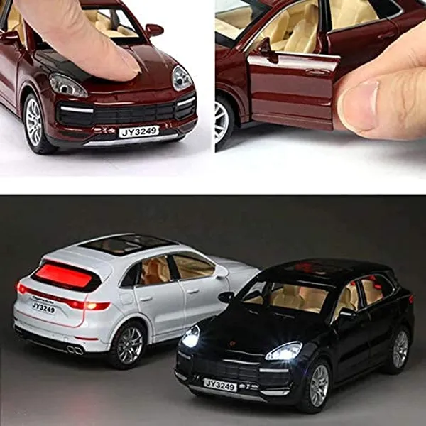 1:32_Scale_White_Porsche_Cayenne_Alloy_Die-Cast_Car_|_Realistic_Engine_Sounds_|_Pull_Back_Collection_|_Best_Gifts_Multicolor_(As_per_availability)
