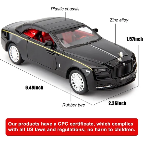 1:32_Scale_Rolls-Royce_Dawn_Diecast_Model_Car_–_Lights,_Sound,_&_Pullback_Action__(Multicolour)_As_per_availability
