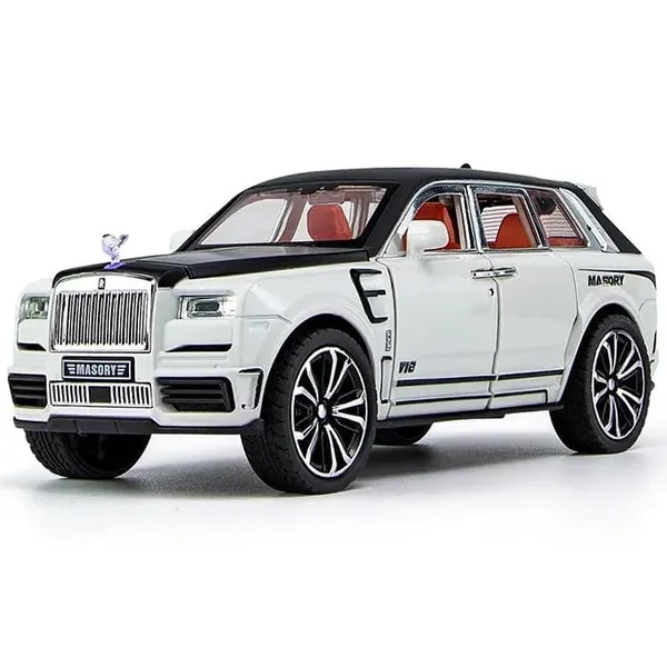1:32_Rolls_Royce_CULLINAN_MASORY_Toy_Car_|_Metal_Pull_Back_Diecast_Car_|_Openable_Door_and_Sound_Light_|_Gifts_Toys_for_Kids