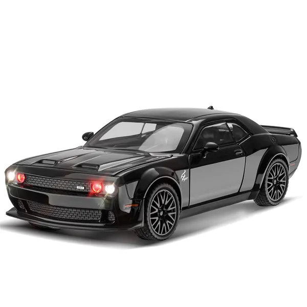 1:24_Dodge_Challenger_Srt_Hellcat_Scale_Model_Diecast_Metal_Car_Multicolour_(_As_per_availability_)