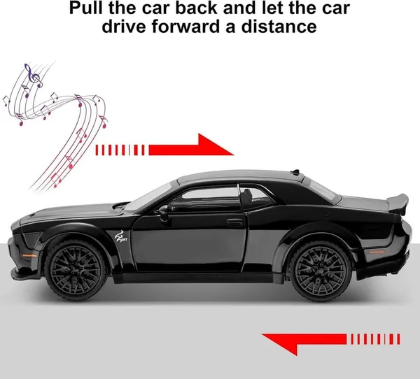 1:24_Dodge_Challenger_Srt_Hellcat_Scale_Model_Diecast_Metal_Car_Multicolour_(_As_per_availability_)