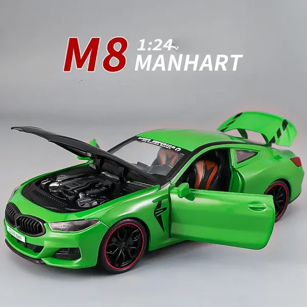BMW_M8_1:24_Scale_Diecast_Model_Car_-_Alloy_Metal_Toy_Car_with_Opening_Doors,_Hood_&_Trunk,_Sound_&_Light_Multicolour_(As_per_availability_)
