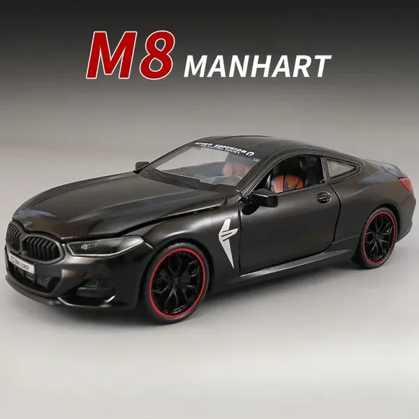 BMW_M8_1:24_Scale_Diecast_Model_Car_-_Alloy_Metal_Toy_Car_with_Opening_Doors,_Hood_&_Trunk,_Sound_&_Light_Multicolour_(As_per_availability_)