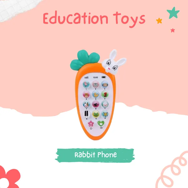 Multicolor_Carrot_Rabbit_Educational_Musical_Toy_Phone_For_Kids__Interactive_Learning_&_Fun_(Pack_Of_1)