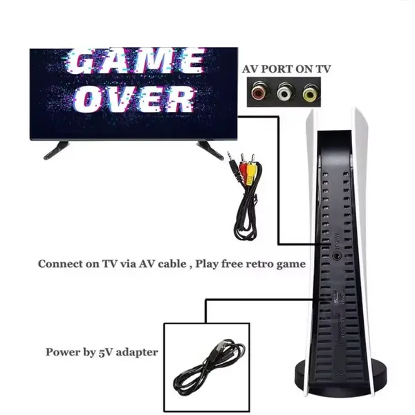 Buyzio_GameStation_5_GS5_Retro_Game_Console_–_Dual_Controllers,_Built-in_Games,_AV_Output_–_Classic_TV_Gaming_System
