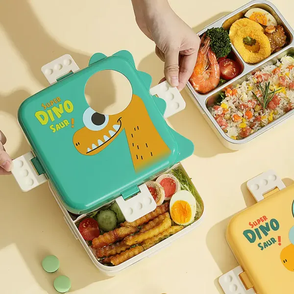 Carnival_Super_Dino_Lunch_Box_1_Layer_Stainless_Steel_Lunch_Box_Comes_with_1_Detachable_Tray,_1_Small_Container_&_1_Spoon_Ideal_for_Kids_BPA