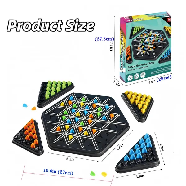 Chain_Triangle_Chess_Game,_Triggle_Rubber_Band_Game,_Chain_Triangle_Chess_Board_Game,_Territory_Capture_Family_Game,_Strategy_Board_Game_for_Family_Game_Nights