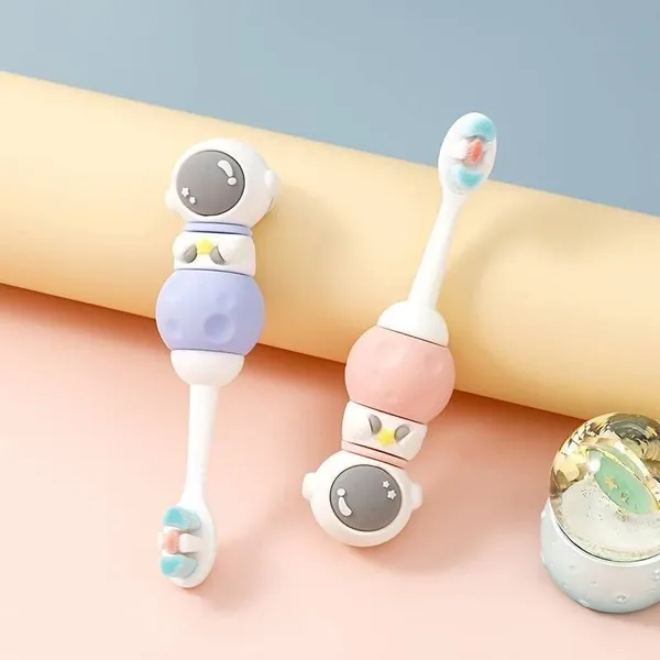 Pack_of_2_Cute_3D_Space_Astronaut_Shaped_Microfiber_Soft_Bristles_Toothbrush_with_Travel_Case_for_Kids_Age_2+_Pack_of_1_(Space_Astronaut_Toothbrush)__Multicolor