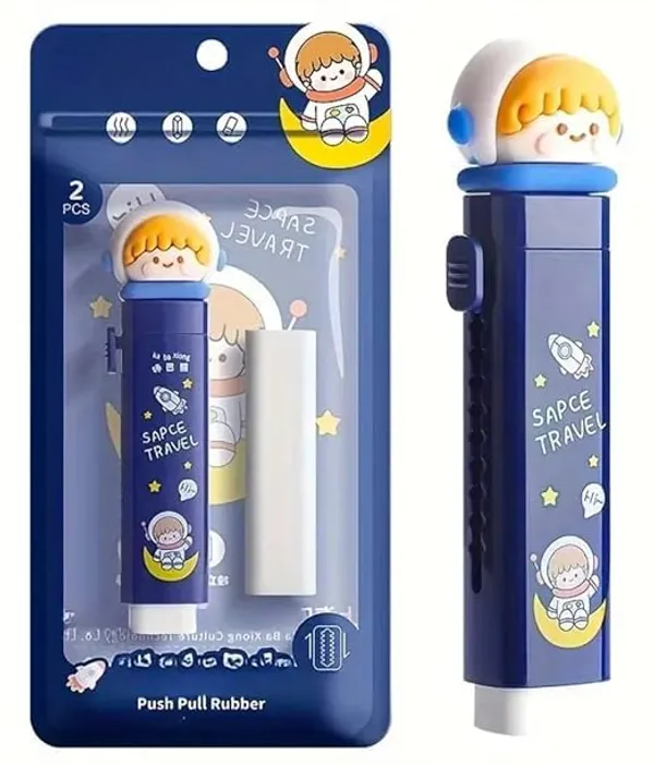 Pack_of_2_Cute_Cartoon_Erasers_-_Retractable_Erasers_for_Strudents_&_Adults_-_Cartoon_Pencil_Eraser_for_Writing,_Drawing_&_Office_School_Supplies_(Pack_of_1pcs)_(Space)