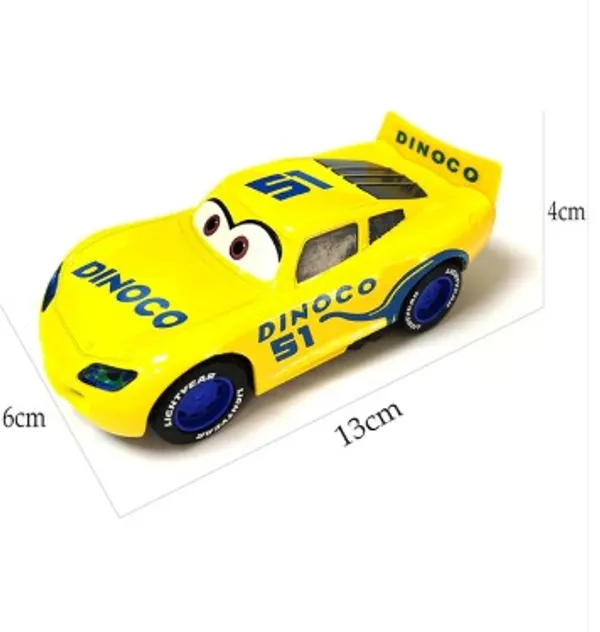 Dinoco_51_Toy_Car_-_Disney_Pixar_Cars_Cruz_Ramirez_Die-Cast_Model,_Pull-Back_Action_Racing_Car_for_Kids,_Yellow_Collectible_Vehicle,_Gift_for_Boys_and_Girls_Multicolor_(_As_per_availability_)