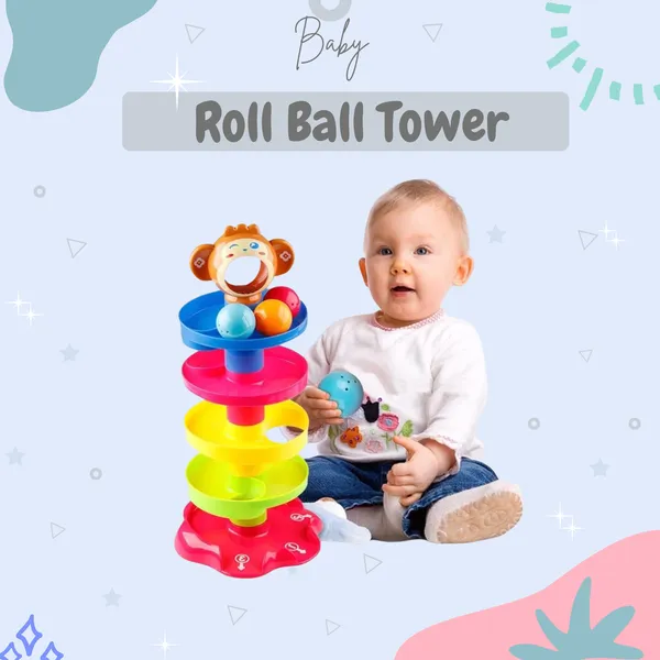 Multicolor_Monkey_Roll_Ball_Tower