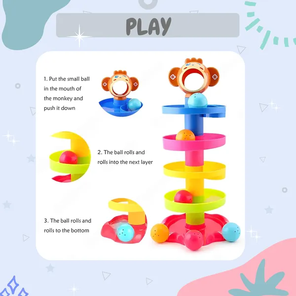 Multicolor_Monkey_Roll_Ball_Tower