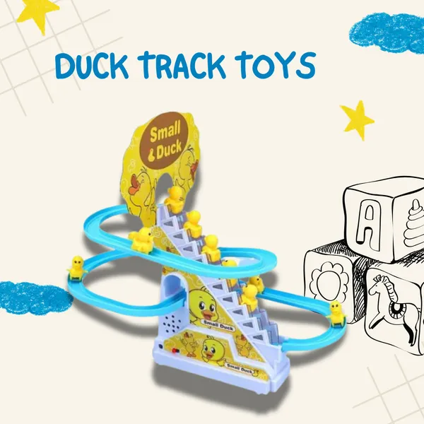 Multicolor_Duck_Track_Climbing_Toy__Automatic_Small_Duck_Slide_Playset_(_1_Set_)