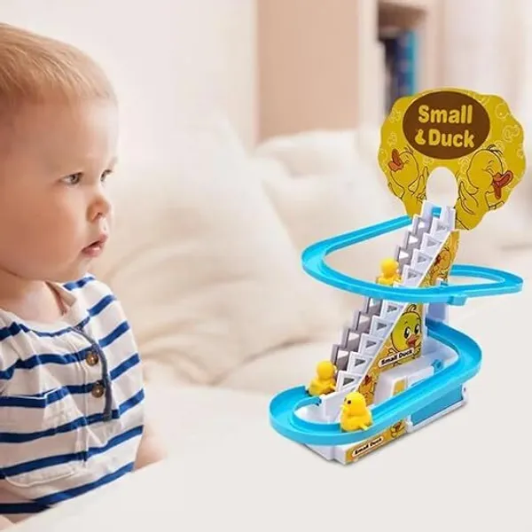 Multicolor_Duck_Track_Climbing_Toy__Automatic_Small_Duck_Slide_Playset_(_1_Set_)