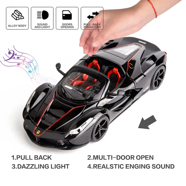 HyperDrive_LaFerrari_Aperta_–_1:24_Scale_Black_Sports_Car_Diecast_Model_with_Light_&_Sound_Multicolor_(_As_per_availability_)