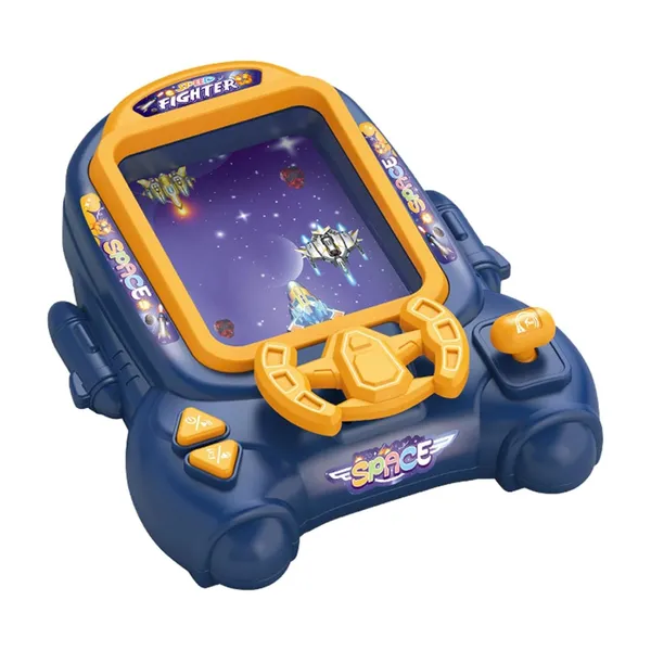 Kids_Space_Fighter_Handheld_Arcade_Game_–_Retro-Inspired_Mini_Video_Game_Console_with_Joystick_&_Steering_Wheel_Controls