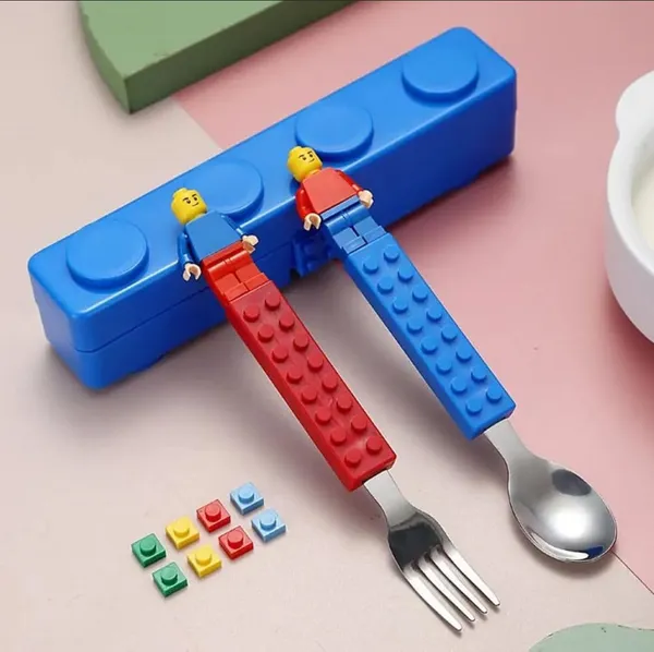 Kids_Stainless_Steel_Building_Blocks_Cutlery_Set_of_3,_Interactive_Lunch_Set_with_Figures,_Spoon_&_Fork_Cutlery_Set_with_Storage_Box_for_Kids_for_Birthday_Return_Gift_Travel_Cutlery_Set_Multicolor_(_As_per_availability_)