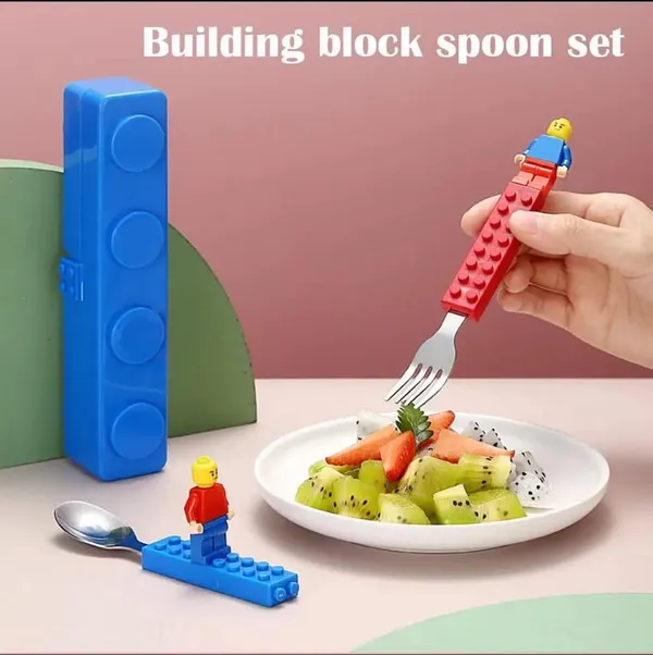 Kids_Stainless_Steel_Building_Blocks_Cutlery_Set_of_3,_Interactive_Lunch_Set_with_Figures,_Spoon_&_Fork_Cutlery_Set_with_Storage_Box_for_Kids_for_Birthday_Return_Gift_Travel_Cutlery_Set_Multicolor_(_As_per_availability_)