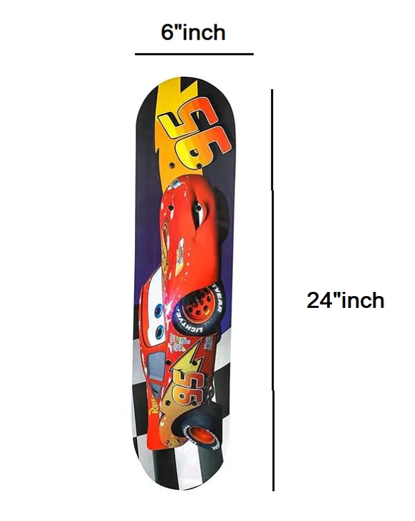 Kids'_Skateboard_24"_x_6"_with_Lightning_Design_|_Beginner-Friendly