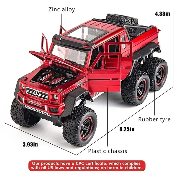 Mercedes-Benz_AMG_G63_6x6_Metal_Truck_–_1:24_Scale_Die-Cast_Car,_High-Speed_Off-Road_Toy_Vehicle_with_LED_Lights_&_Suspension,_Kids_&_Adults_Gift_Multicolor_(_As_per_availability_)