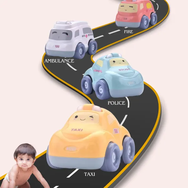 Mini_Multi_Character_Press_Go_&_Pull_Back_Car_For_Kids_with_Light_&_Music_(4pcs)