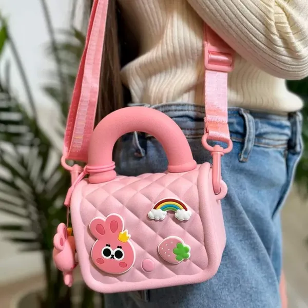 EVA_Bags_Dust-Proof_Cute_3D_Cartoon_Kids_Stylish_Mini_Hand_Bag_for_Kids_(Fondant_Pink)