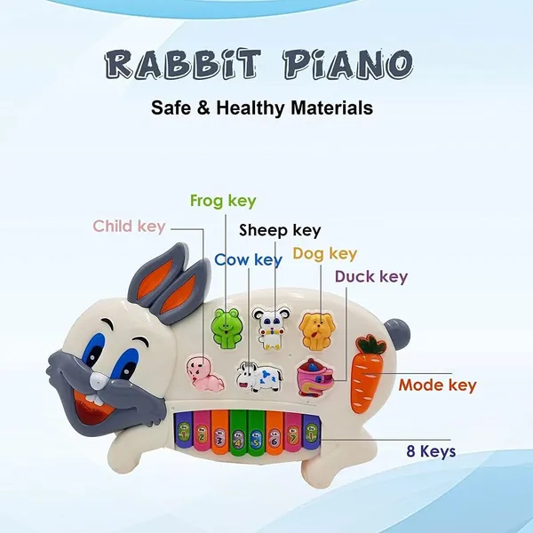Grey_&_White_Interactive_Rabbit_Piano_Toy__Musical_Learning_Keyboard_For_Toddlers_&_Kids