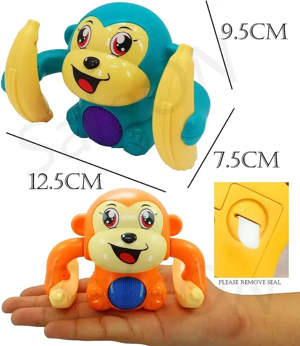 Multicolor_Dancing_Monkey_Musical_Toy__Interactive_Spinning_&_Rolling_Baby_Toy_With_Lights,_Music,_Motion_Sensor_&_Voice_Control__Fun_Learning_Toy_For_Toddlers_&_Kids