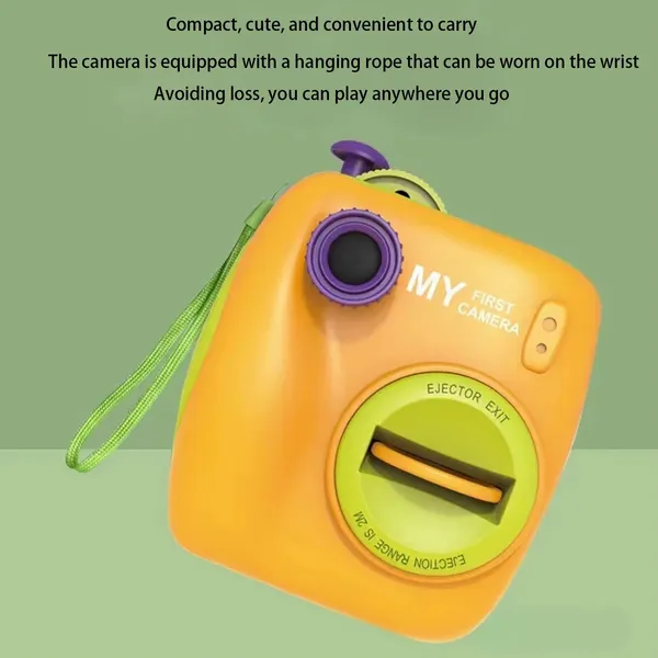 New_Design_Shooting_and_Projection_Multifunctional_Children's_Camera_Fun_Toy_3+_Mini_Camera_(_Multicolour_)