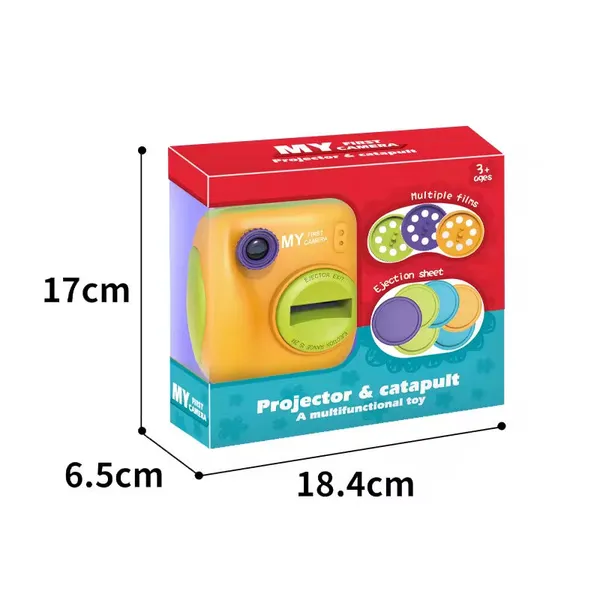 New_Design_Shooting_and_Projection_Multifunctional_Children's_Camera_Fun_Toy_3+_Mini_Camera_(_Multicolour_)